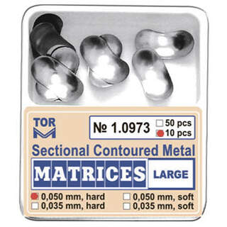 Matricos sekcijinės didelės 1.0973.35mm (50vnt)