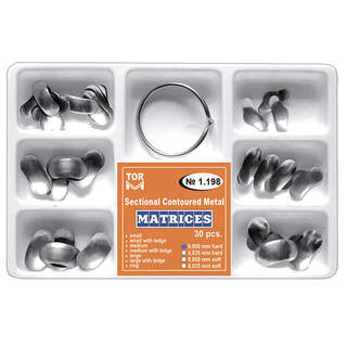 TOR matrices sectional 50mm ASS with ring (30pcs)